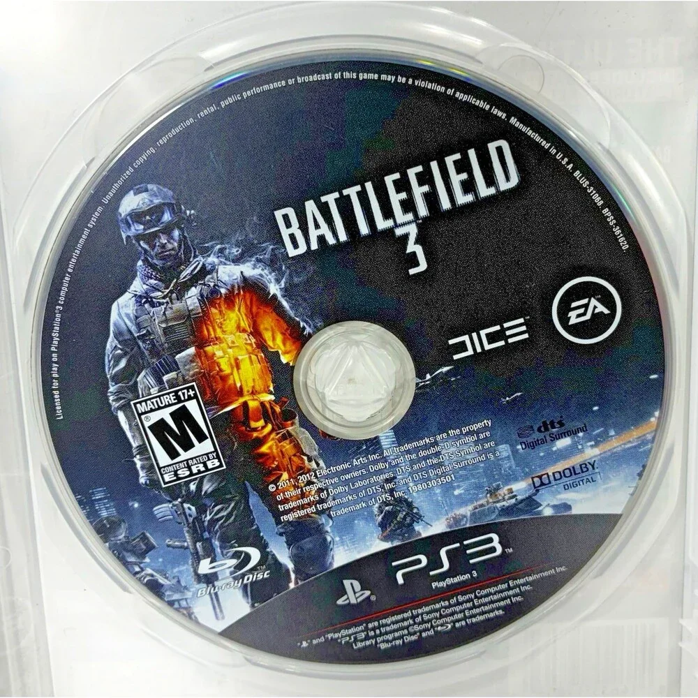 Battlefield 3 Premium Edition Sony PlayStation 3 DICE EA 2012 Complete w/ Manual